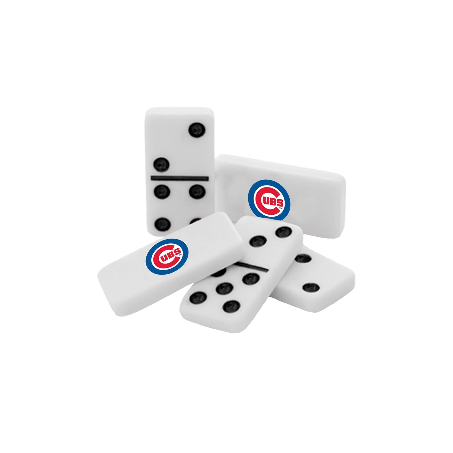 MasterPieces Officially Licensed MLB Chicago Cubs 28 Piece Dominoes Game for Adults