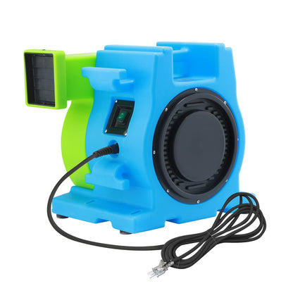 MOUNTO 2.0hp Inflatable Bounce House Blower, Energy Efficient, Low Amp Draw Inflatable Blowers for Inflatable Bounce House, Water Slide, and Obstacle