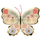 Meri Meri Butterfly Plates, Pack of 8 Disposable Paper Plates, Fun Shaped with Floral and Gold Foil Details - Great for Butterfly Birthday