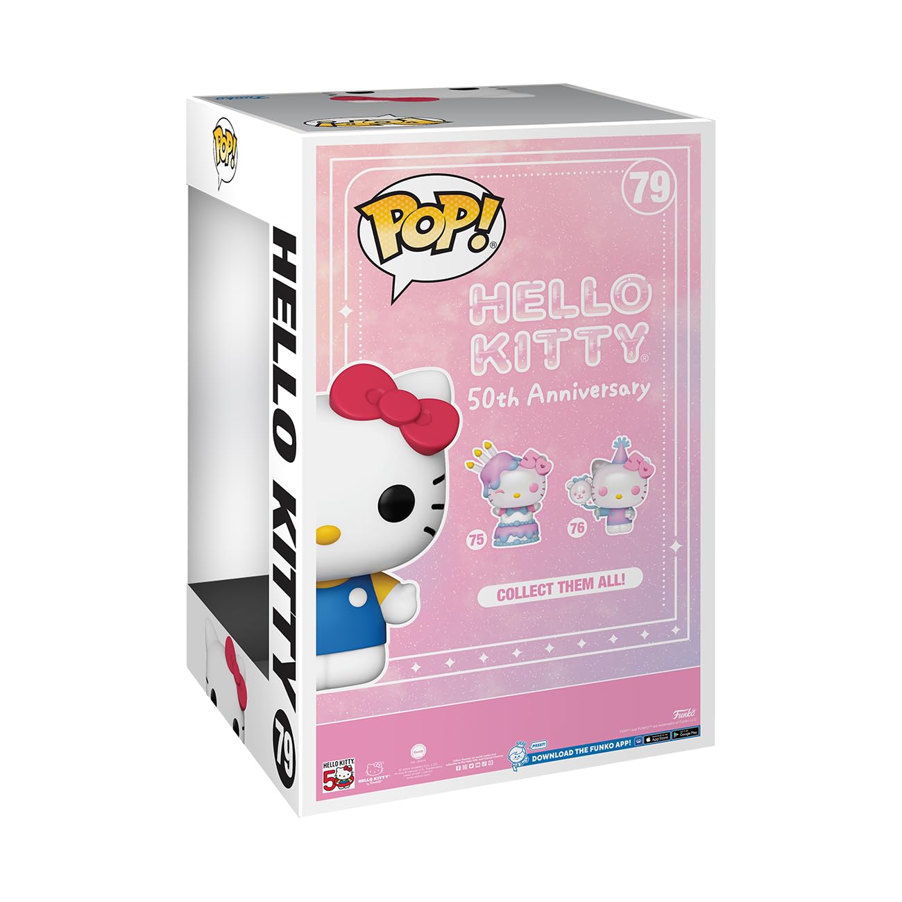 Funko POP! Jumbo: Hello Kitty 50th - Hello Kitty - Collectable Vinyl Figure - Gift Idea - Official Merchandise - for Kids & Adults - Anime Fans -