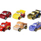 Mattel Disney and Pixar Cars Mini Racers Set of 10 Mini Die-cast Toy Cars, Derby Racers Series, Collectible Vehicles