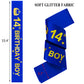 HnoonZ Its My Birthday Hat Boy,14th Birthday Gifts for Boys,14 Birthday Crown Boy,14 Birthday Boy Sash,14th Birthday Hat Boys,14th Birthday
