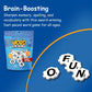 Word Strategy Game Travel Edition, Word Puzzle for Adults, Family, and Kids, Fun Game for Ages 8+, Travel Size, 1-2 Players