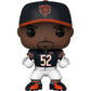 Funko K h a l i l M a c k [B e a r s ]: P o p ! Football Vinyl Figurine Bundle with 1 Compatible 'ToysDiva' Graphic Protector (126-42872 - B)