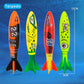 Eeonirin 19 PCS Swimming Pool Diving Party Set, Including 4 Rings + 4 Torpedoes + 8 Gemstones + 3 Seaweeds. Suitable for Swimming Pool Family Party