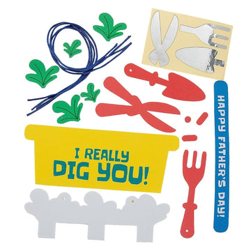 Father’s Day Gardening Tools Hanging Sign Craft Kit - Makes 12
