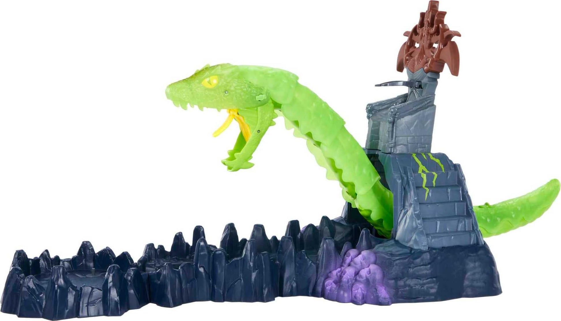 He-Man and The Masters of The Universe Chaos Snake Attack Playset, Skeletor Fortress with 2 Action Figures (He-Man & Skeletor), Gift for Adult