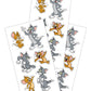 Paper House Productions Tom & Jerry Sticker Sheets Multipack (Pack of 18 Sheets)