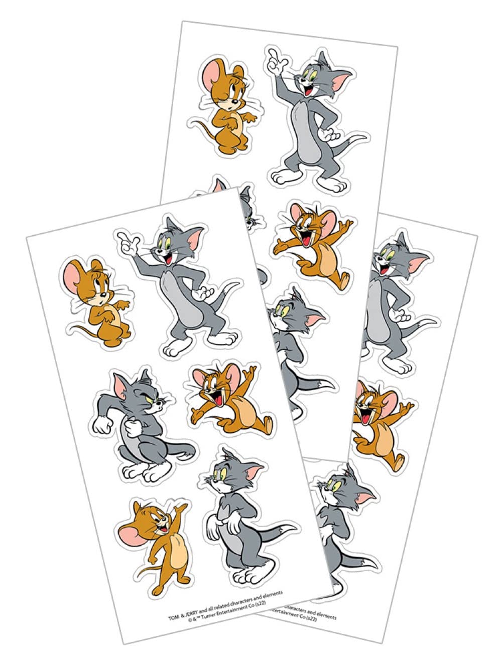 Paper House Productions Tom & Jerry Sticker Sheets Multipack (Pack of 18 Sheets)