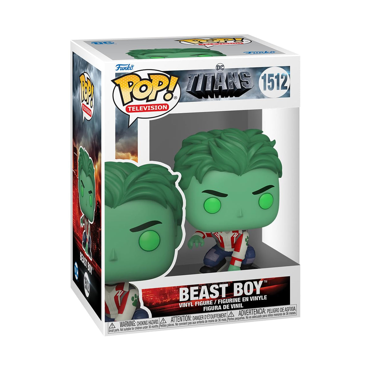 Funko POP! TV: Titans - Beast Boy - DC Titans - Collectable Vinyl Figure - Gift Idea - Official Merchandise - for Kids & Adults - TV Fans - Model