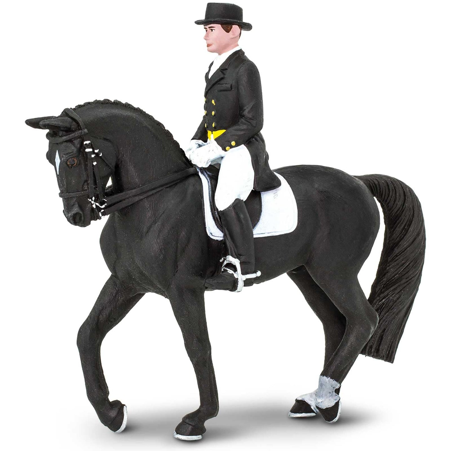 Safari Ltd. James on Dancing Bells Toy Set - Realistic Horse and Rider Model - Educational Toy for Boys, Girls, and Kids Ages 3+