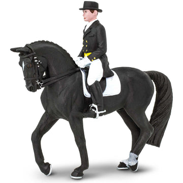 Safari Ltd. James on Dancing Bells Toy Set - Realistic Horse and Rider Model - Educational Toy for Boys, Girls, and Kids Ages 3+