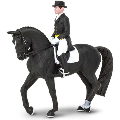 Safari Ltd. James on Dancing Bells Toy Set - Realistic Horse and Rider Model - Educational Toy for Boys, Girls, and Kids Ages 3+
