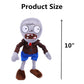 BASHERISE 3 PCS PVZ Plant Plush Normal Sets Toys Sunflower, Green Pea, Gray Zombies, Brown Coat Toys Figure Doll, Great Gift for Christmas, Birthday
