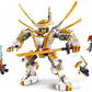 LEGO NINJAGO Legacy Golden Mech 71702, Cool Toys for Kids Building Kit, New 2020 (489 Pieces)