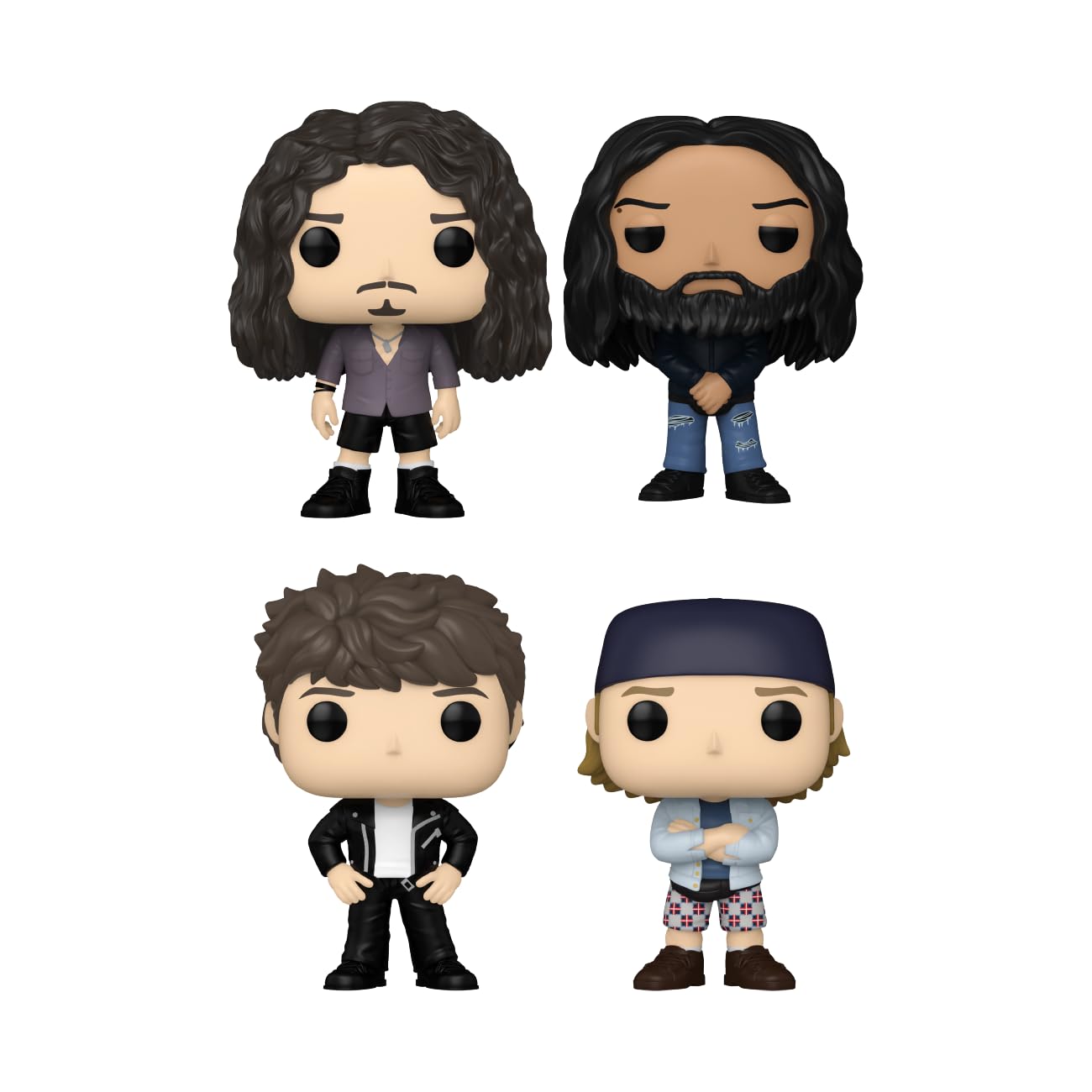 Funko POP! Rocks: Soundgarden, 4-Pack - Chris Cornell - Collectable Vinyl Figure - Gift Idea - Official Merchandise - for Kids & Adults - Music Fans -
