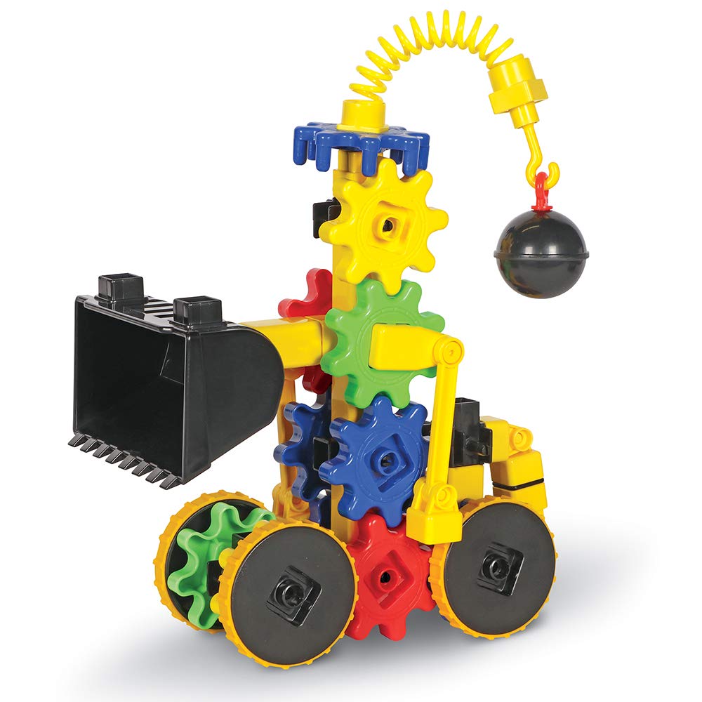 Learning Resources Gears WreckerGears, STEM Activities, Fine Motor Skills, Toddler Explorer Kit, Science and Construction, Boys and Girls Gifts, 47