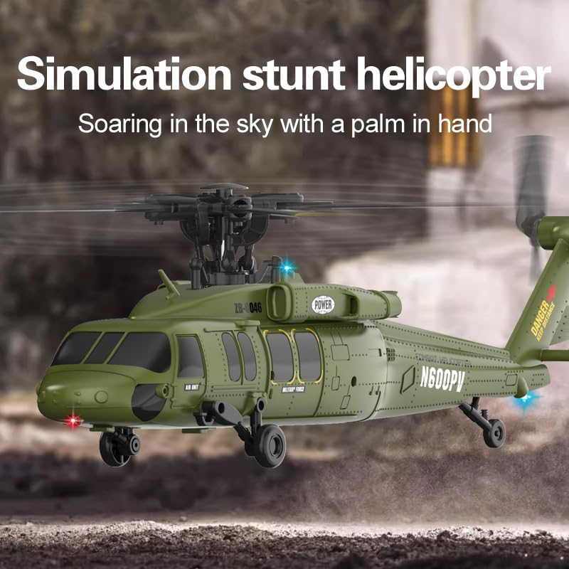 XURUYI K200 6CH RC Helicopter with Optical Flow Positioning, Brushless Direct-Drive Motor, Barometric Altitude Hold, Aerobatic Inverted Flight