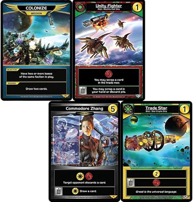 Wise Wizard Games Star Realms Bundle: The Complete United and Command Deck Set