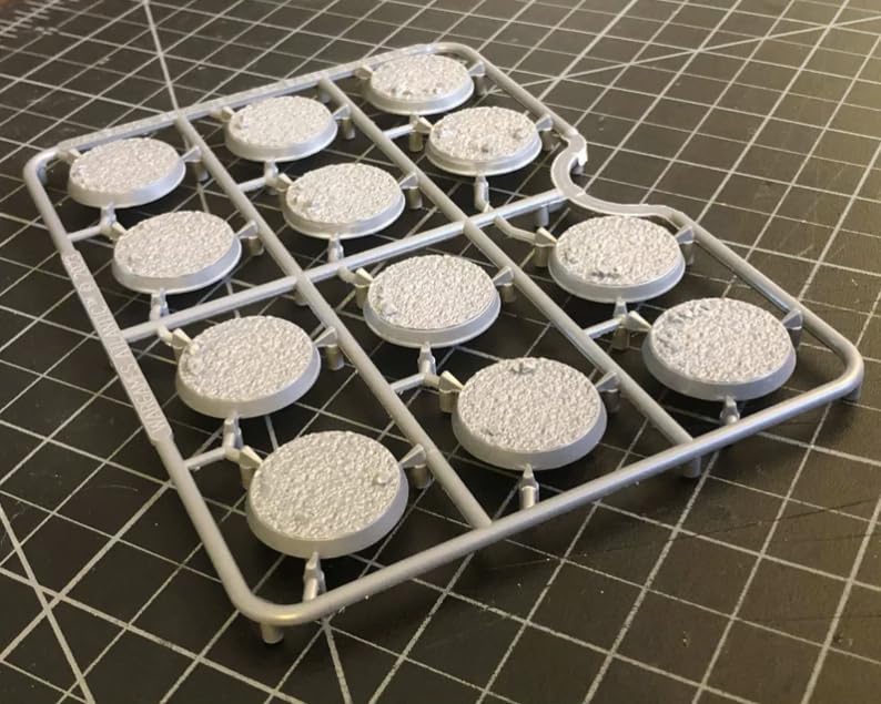25mm Textured Bases (3mm Bevel)