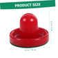 8PCS 76MM air Hockey Pushers Pucks Replacement Kids Adult Party Playing Game air Hockey Equipment Accessories(Red)