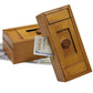 ATDAWN Puzzle Gift Case Box with Secret Compartments, Wooden Money Box to Challenge Puzzles Brain Teasers for Adults