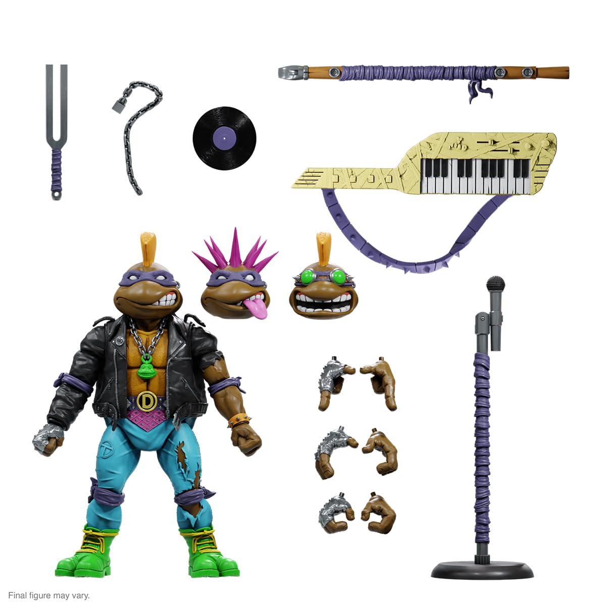 Super7 Teenage Mutant Ninja Turtles ULTIMATES! Wave 07 - Punk Rock Donatello Action Figure