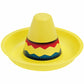 Fun Express Mini Plastic Sombrero Hats - Set of 12 - Chips n Dip, Candy Bowls and Party Favors - Great for Cinco De Mayo, Taco Night and Other Fiesta