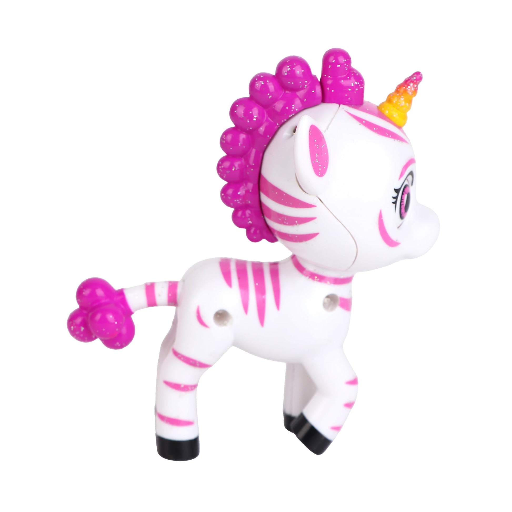 Zoonicorn Emoteez - Promi Purple Unicorn Figure with Light-Up Horn