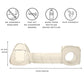 3 Sprouts Play Tent and Tunnel Set, 3-in-1 Pop Up, Gingham Beige