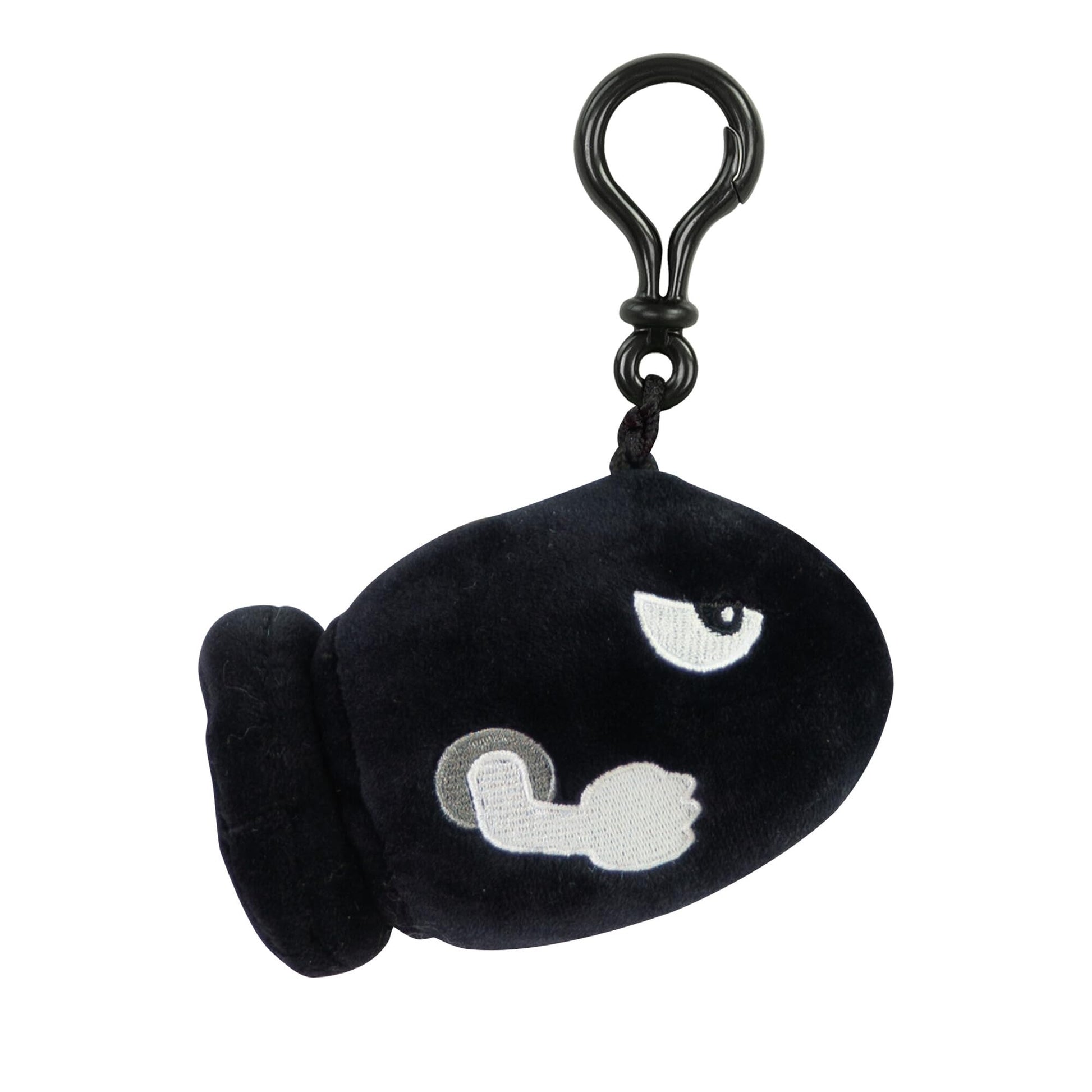 Club Mocchi- Mocchi- Super Mario Clip-On Plush Toys - Bullet Bill, Green Shell, Mushroom & Bob-omb - Officially Licensed Soft Keychain Plushie - Kids