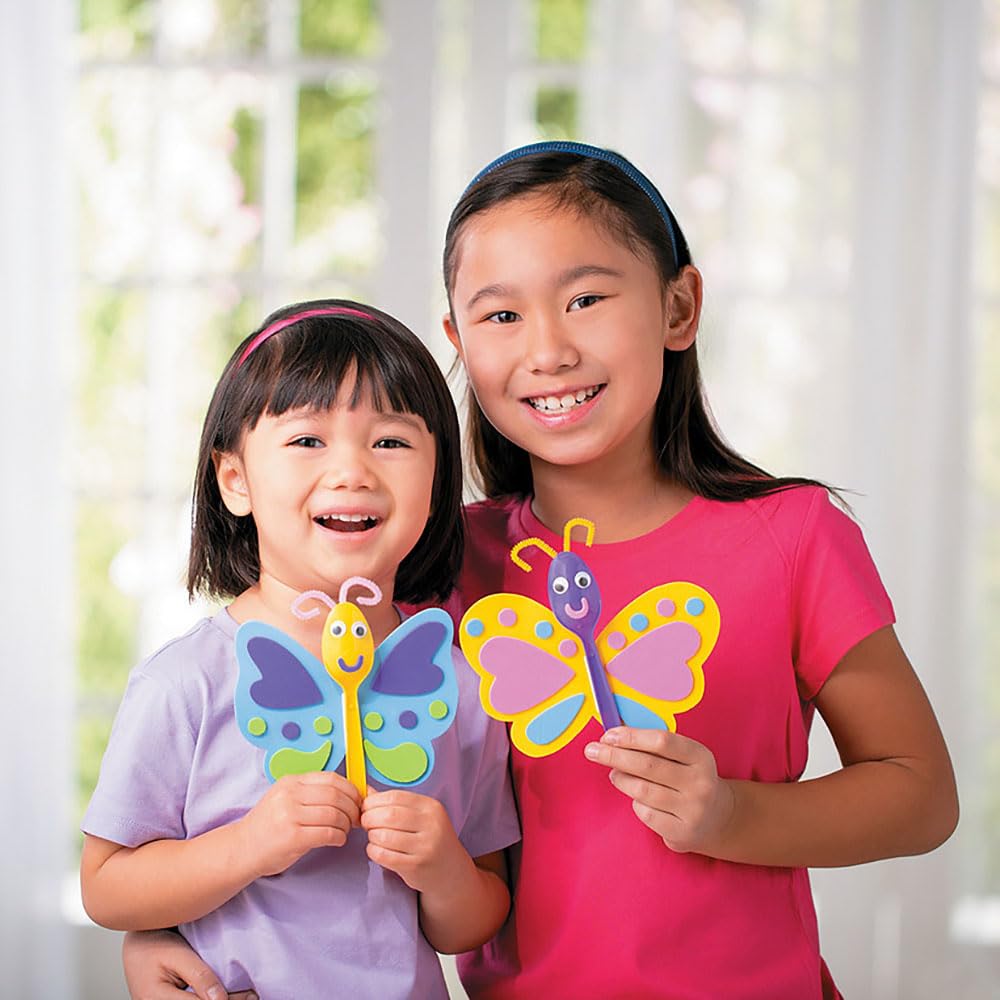Butterfly Spoon Craft Kit -12 - Crafts for Kids and Fun Home Activities