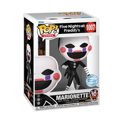 Funko Pop! Games Five Nights at Freddy's Marionette Vinyl Figure, 4.55 inches, 10 Years Anniversary Edition