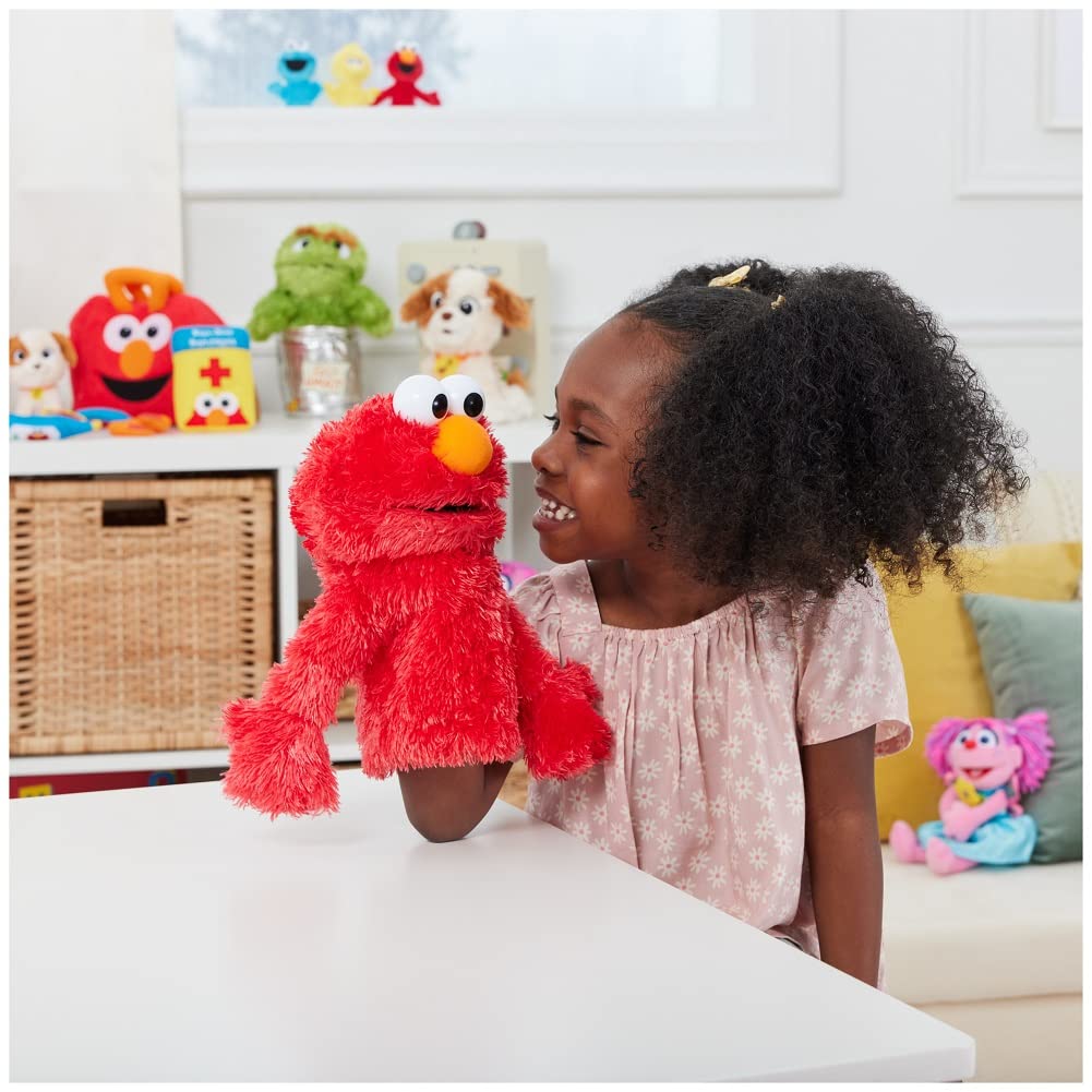 GUND Sesame Street Elmo 11-Inch Plush Hand Puppet for Ages 1+