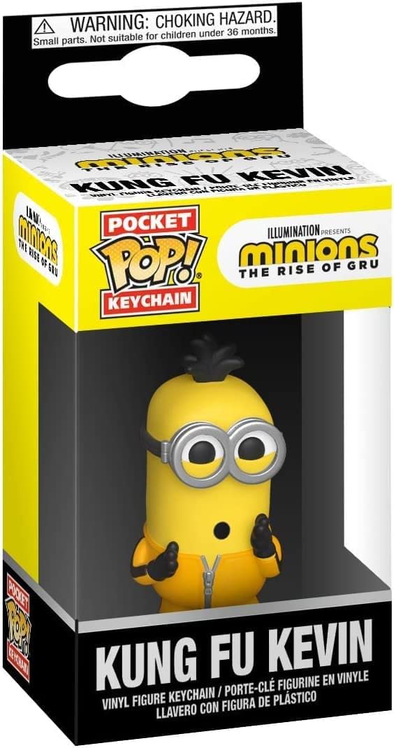Funko Pop! Keychain: Minions: The Rise of Gru - Kung Fu Kevin, Multicolor