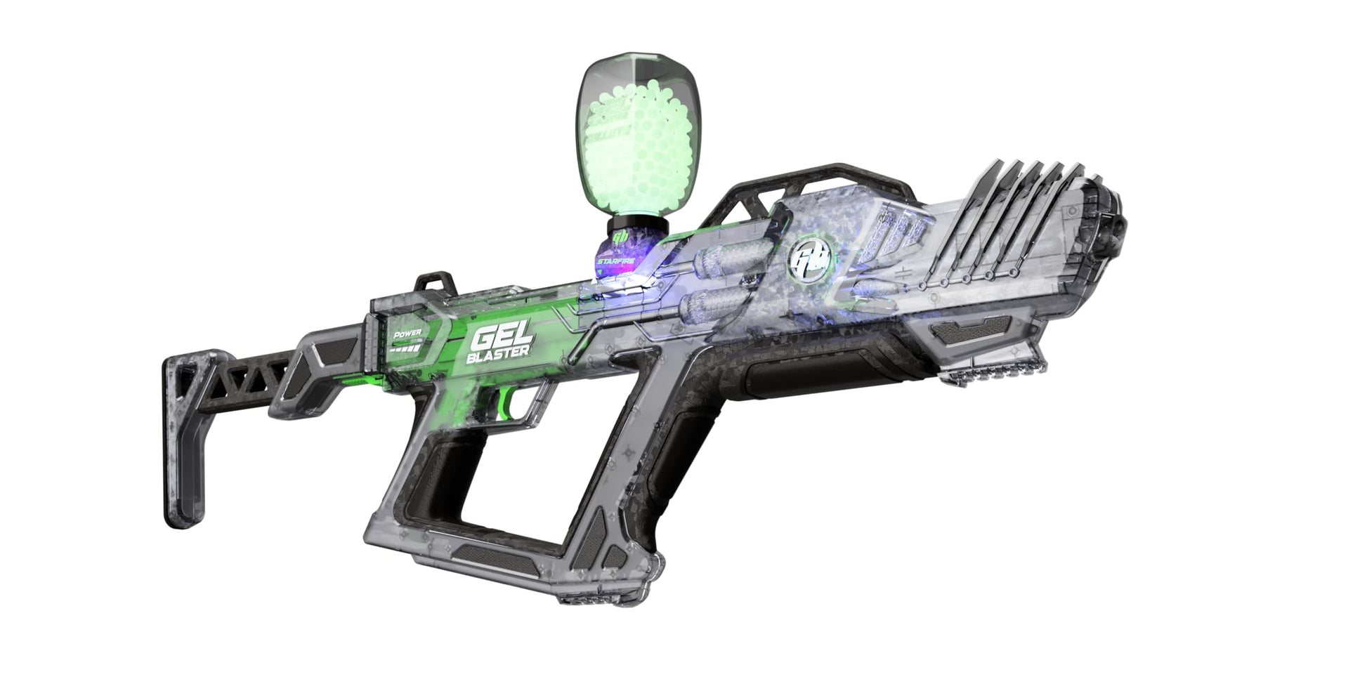 Gel Blaster Surge XL 2 with Built-in Starfire Glow Activator - Upgraded GelBlaster Toy with 150+ Foot Range - Water Bead Ammo - Semi & Full Auto Modes