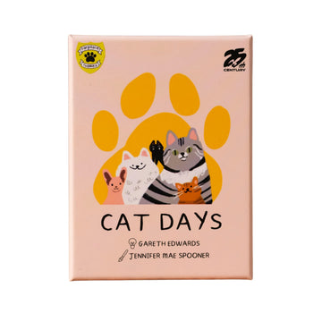 25th Century Games Cat Days Card Game - Valentine’s Day Game for Couples and Cat Lovers - Cozy Two Player Strategy Game with Cute Cat Art - Ages 6+