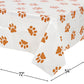 Fun Express Puppy Paw Print Tablecloth | Kid and Dog Birthday Party Supplies | Dog Party Decorations | Plastic Tablecover | One Tablecover