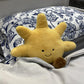 XIZHI Fun Sun Plush Cute Stuffed Animal Plush Pillow Toys Smile Moon Sunshine Plushie Toy Gift for Children's Birthday and Christmas Decor (Sun)
