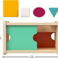 Fisher-Price Wood Montessori Toy Object Permanence Box Sort & Find, American Montessori Society Seal of Excellence, Wooden Shape-Sorter Learning