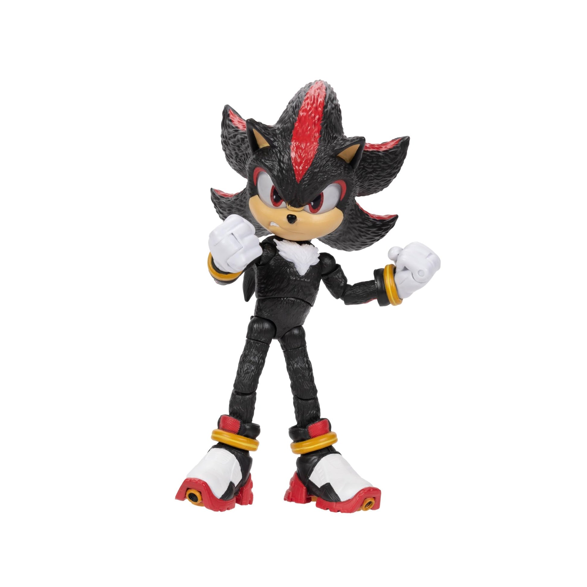 Sonic 3 Movie Action Figures 5-Inch Shadow Collector Toy Figure, Highly Articulated for Boys Girls - Officially Licensed Sonic The Hedgehog 3 Movie