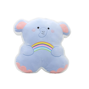 PixieCrush Wonder Products Stuffed Animal - Stuffed Elephant Pillow - Cuddle Plush - Blue Elephant Plush Animal - Soft Removable Washable Toy Plushy
