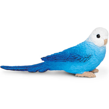Safari Ltd. Blue Budgie Figurine - Detailed 3" Plastic Model Figure - Fun Educational Play Toy for Boys, Girls & Kids Ages 3+