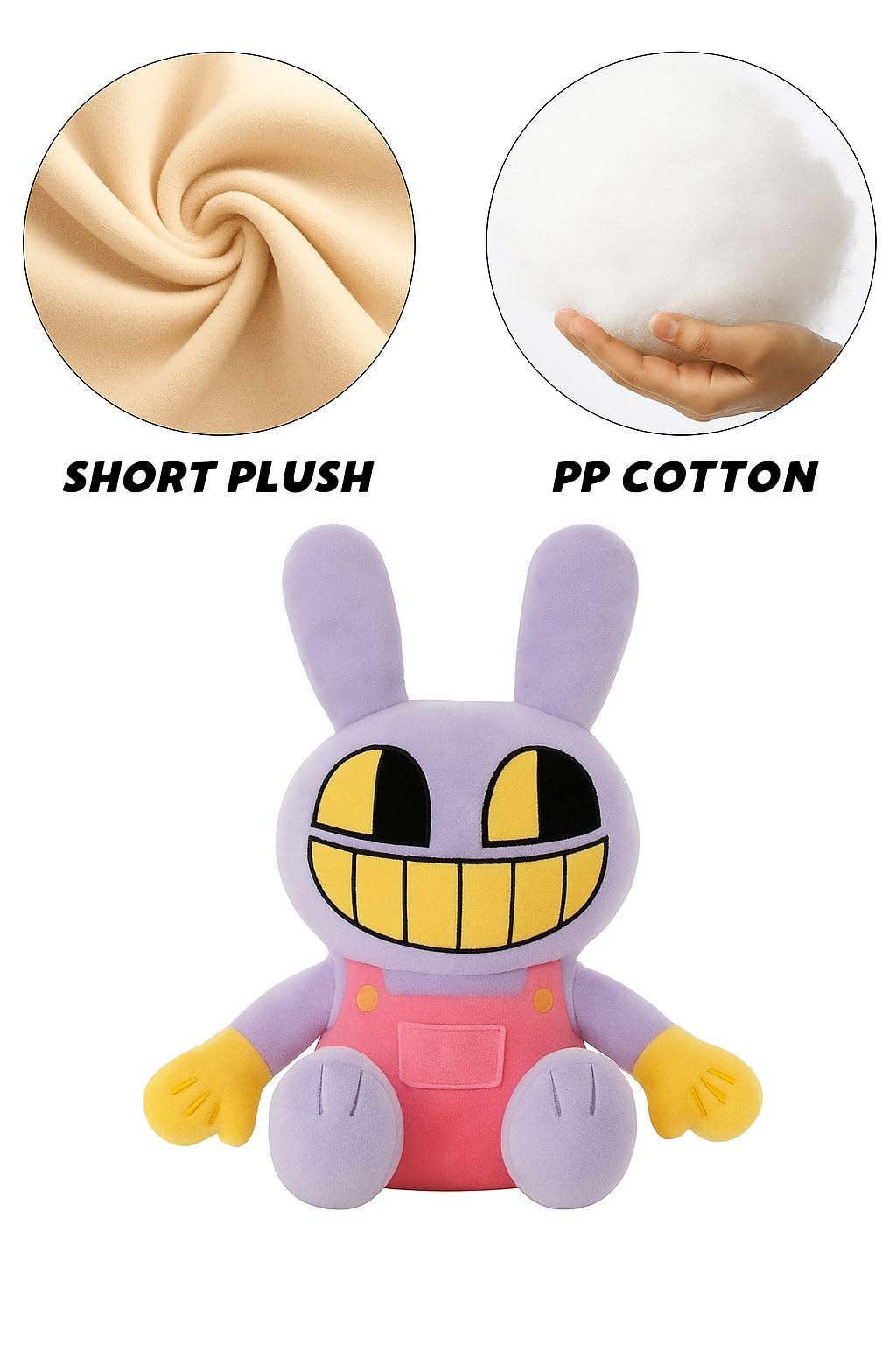 MOIN HANDICRAFTS The Circus Plush,10" Jax Plushies Toy Gift, Cute Stuffed Figure Doll for Kids and Adults, Birthday Halloween Christmas Choice