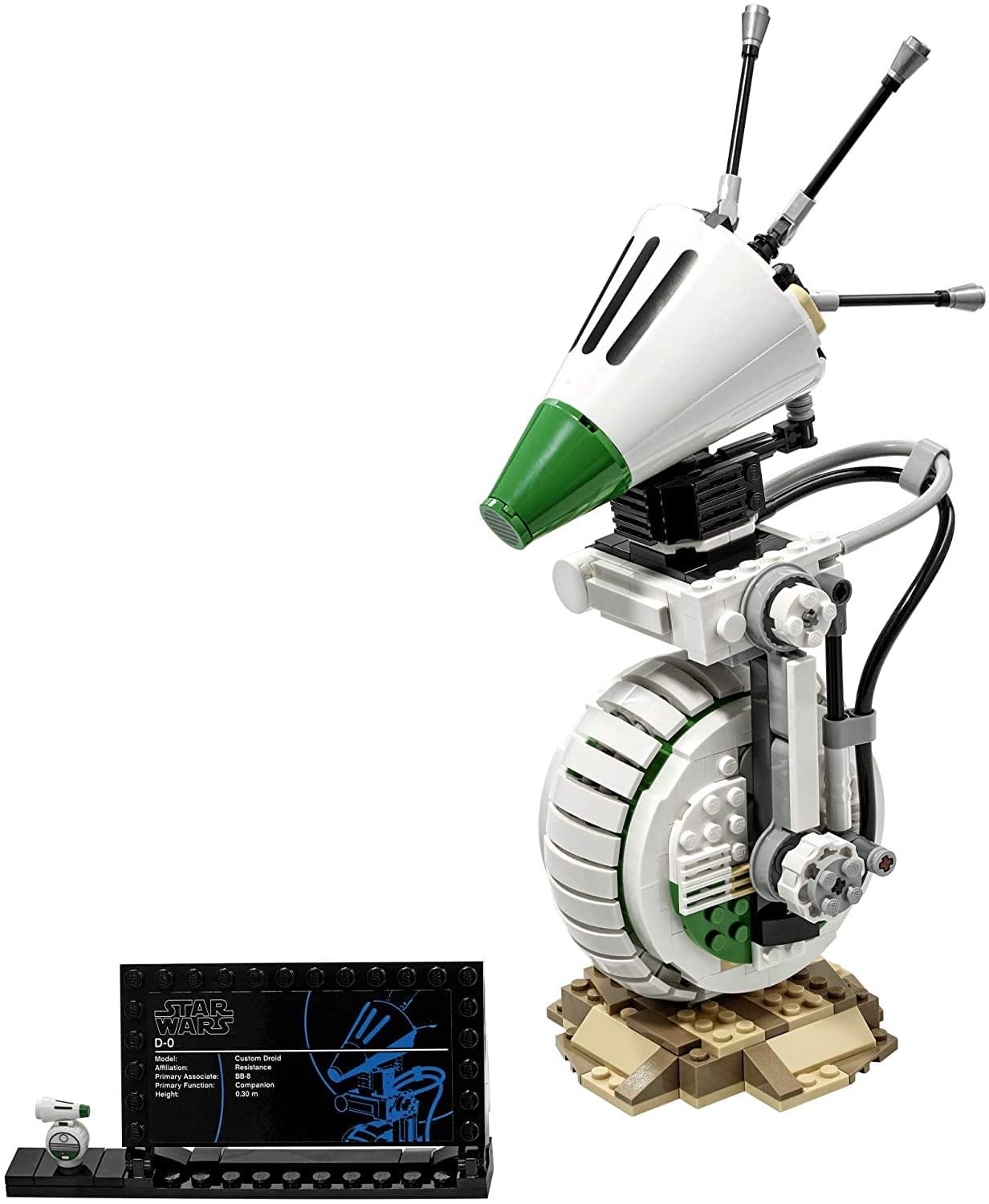 LEGO Star Wars: The Rise of Skywalker D-O 75278 Building Kit; Collectible Star Wars Character and a Cool Birthday Gift, Holiday Present or Fun