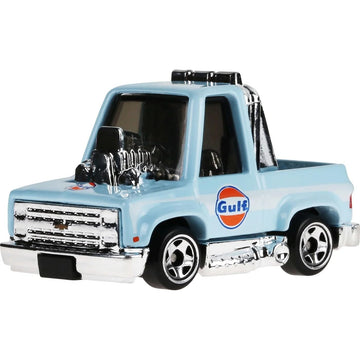 Hot Wheels '83 Chevy Silverado, Silver Series, Toon'd Series 3/5, 1:64 Scale Diecast