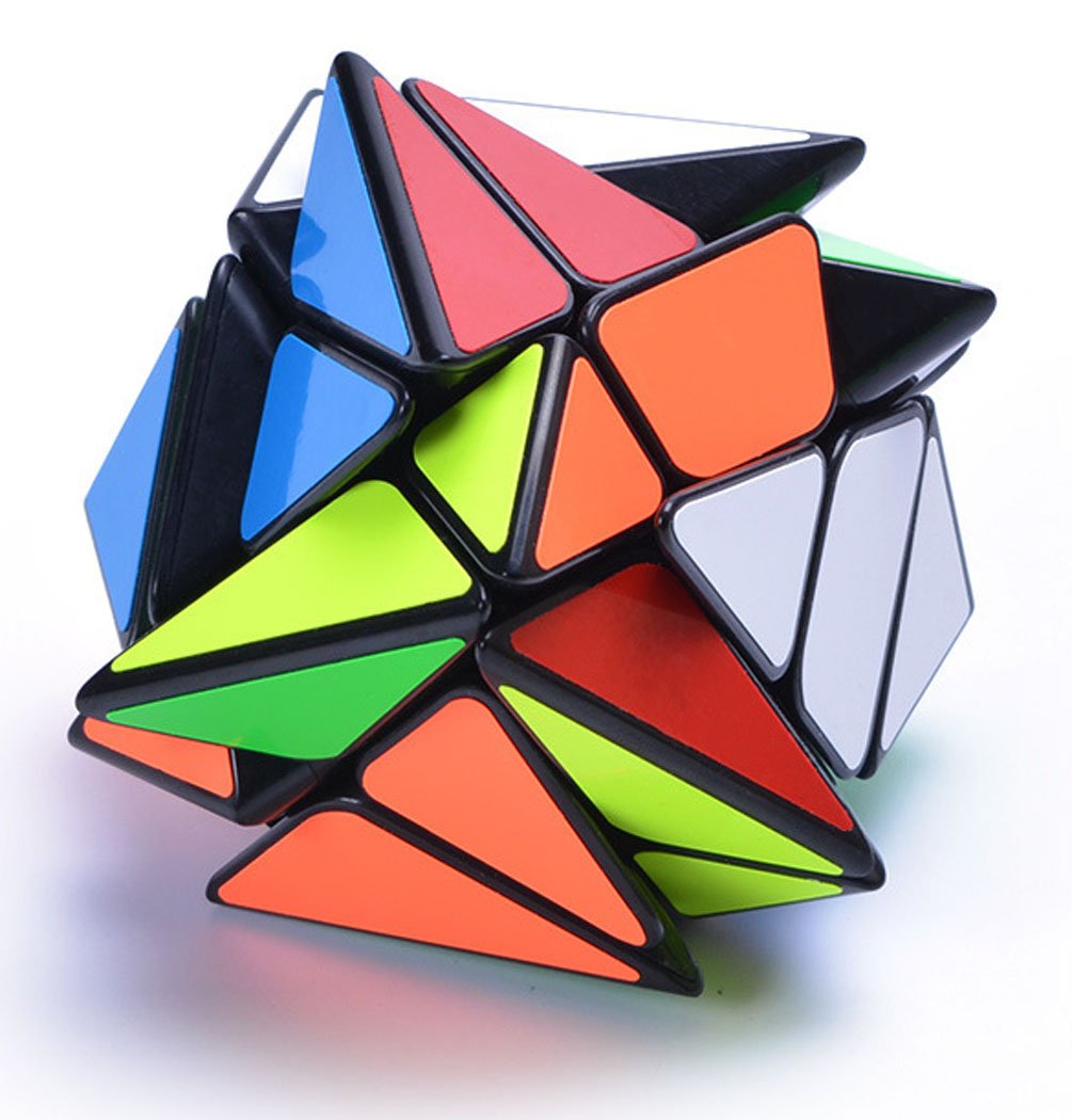 TANCH Skewb Twisty Speed Cube Magic Cube Puzzle Toy Black