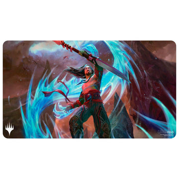 Ultra PRO - Tarkir Dragonstorm Sarkhan, Dragon Ascendant Playmat for Magic: The Gathering | Gaming Table Mat, Card Game Accessory, TCG Playmat
