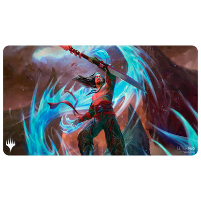 Ultra PRO - Tarkir Dragonstorm Sarkhan, Dragon Ascendant Playmat for Magic: The Gathering | Gaming Table Mat, Card Game Accessory, TCG Playmat