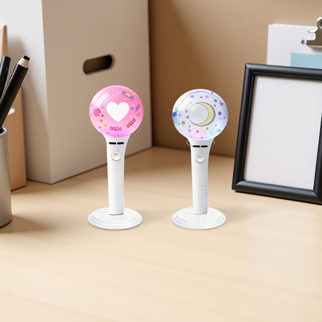 TOYANDONA 4pcs Adjustable Doll Stands for 4 - 6.8 Inches: White Plastic Doll Holders Action Figure Stands for Mini Bears Collectible Photography